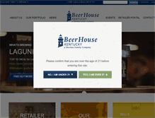 Tablet Screenshot of beerhouseky.com